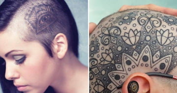 20 Tatuagens que fizeram a cabeça dos carecas